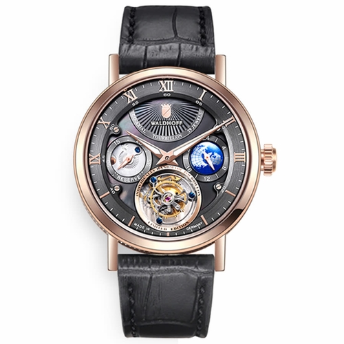 Waldhoff MW-05EM Ultramatic Limited Tourbillon Mens Hand Wind Watch