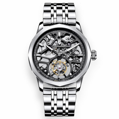 Waldhoff MW-09B Vanguard V8 Mens Hand Wind Watch