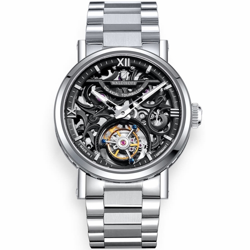 Waldhoff MW-18BL Metropolis Mens Hand Wind Watch