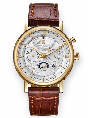 Waldhoff MWF-03-GG-01-WBR Multimatic Mens Automatic Watch