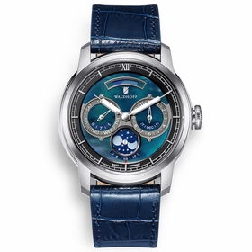 Waldhoff Olympus Royal Blue Obsidian Olympus Mens Automatic Watch
