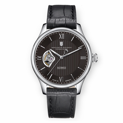 Waldhoff Regent Obsidian Black 02C Regent Mens Automatic Watch