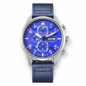 Waldhoff Tornado 7750 Royal Blue Tornado 7750 Mens Chronograph Automatic Watch