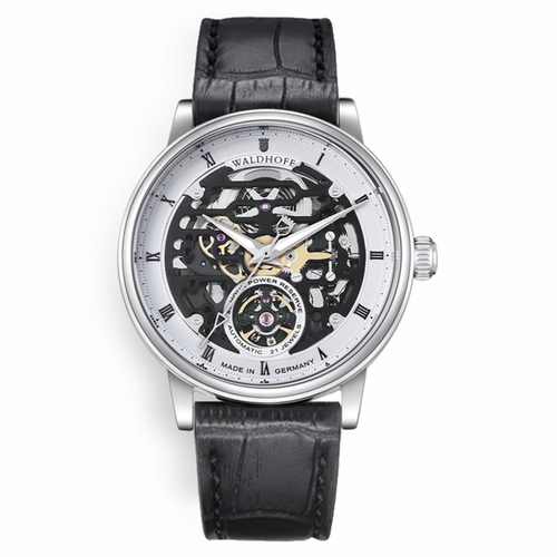 Waldhoff Waldhoff Capital Onyx Silver Capital Mens Automatic Watch