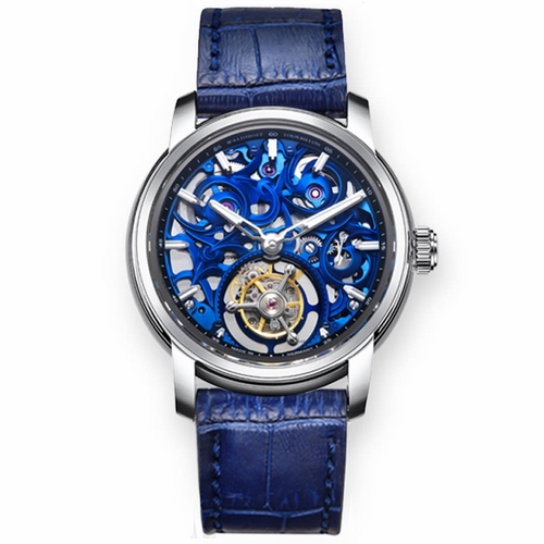 Waldhoff Waldhoff Imperial Royal Blue 08C Waldhoff Imperial Sapphire Mens Hand Wind Watch