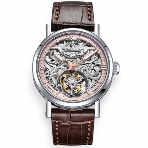 Waldhoff Waldhoff Metropolis Red Gold Metropolis Mens Hand Wind Watch