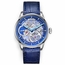 Waldhoff WLDDAMASCUSROYALBLUE Paragon Damascus Mens Hand Wind Watch