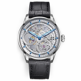 Waldhoff WLDSCUSDIAMONDSILVER Paragon Damascus Mens Hand Wind Watch