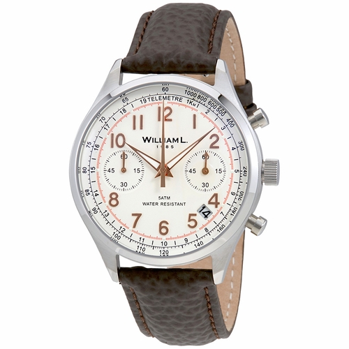 William L 1985 WLAC01BCORBM Vintage Mens Chronograph Quartz Watch