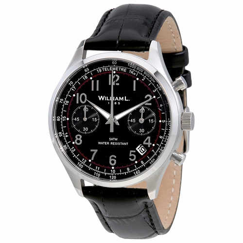 William L 1985 WLAC01NRCN Vintage Mens Chronograph Quartz Watch