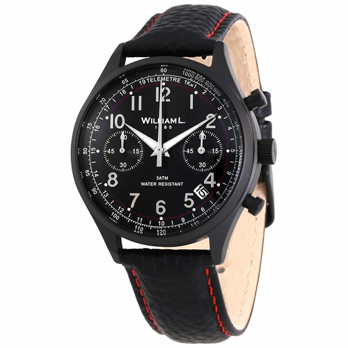 William L 1985 WLIB01NRBNSR Vintage Mens Chronograph Quartz Watch