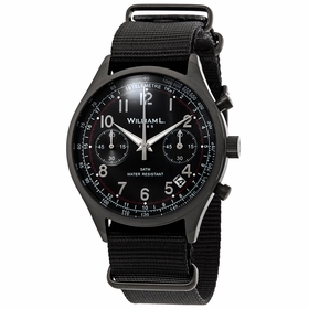 William L 1985 WLIB01NRNB Vintage Style Mens Chronograph Quartz Watch William L 1985 WLIB01NRNB Vintage Style Mens Chronograph Quartz Watch