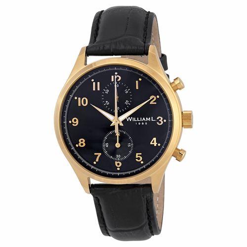 William L 1985 WLOJ02NROJCN Vintage Mens Chronograph Quartz Watch