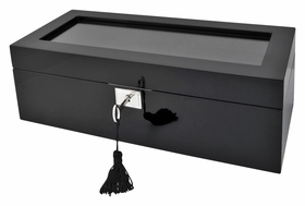 Wolf Savoy 5 Slot Piece Piano Black Watch Box 461570