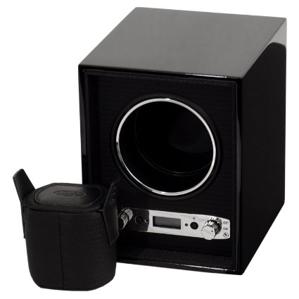 Wolf Meridian Module 2.7 Single Black Watch Winder 453870