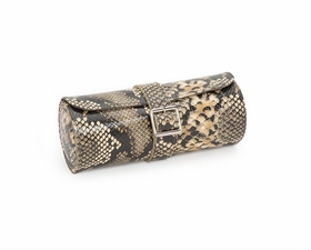 Wolf Exotic Tan Triple Watch Roll 462822