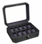 Wolf Windsor Ten Piece Black/Purple Watch Box 458403