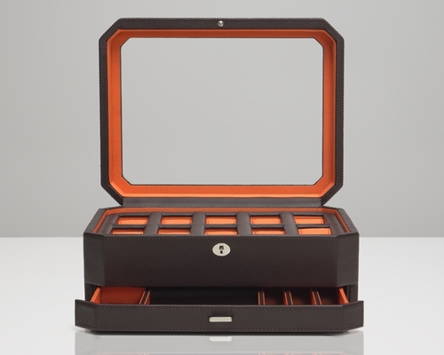 Wolf Windsor Ten Piece Watch Box 458606