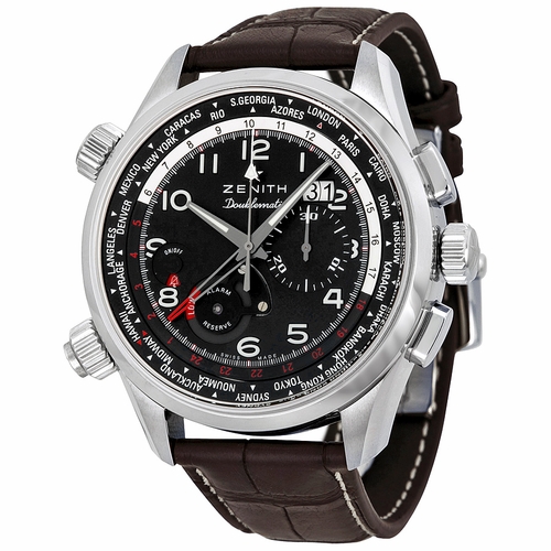 Zenith 03.2400.4046/21.C721 Pilot Doublematic Mens Chronograph Automatic Watch