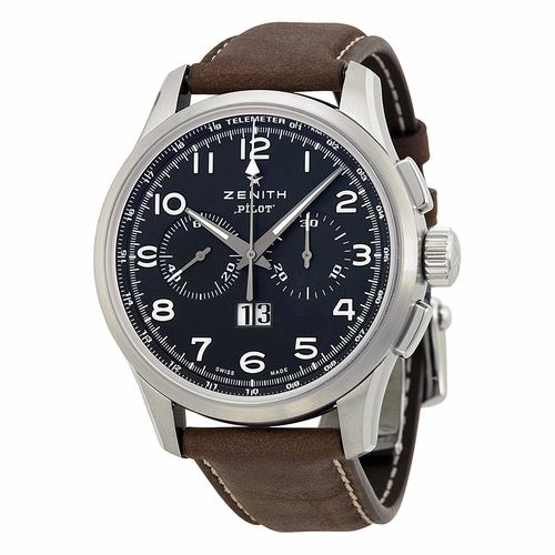 Zenith 03.2410.4010/21.C722 Big Pilot Mens Chronograph Automatic Watch