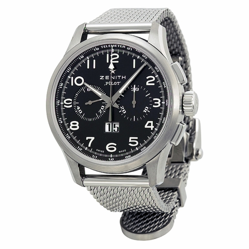 Zenith 03.2410.4010/21.M2410 Pilot Big Date Special Mens Chronograph Automatic Watch