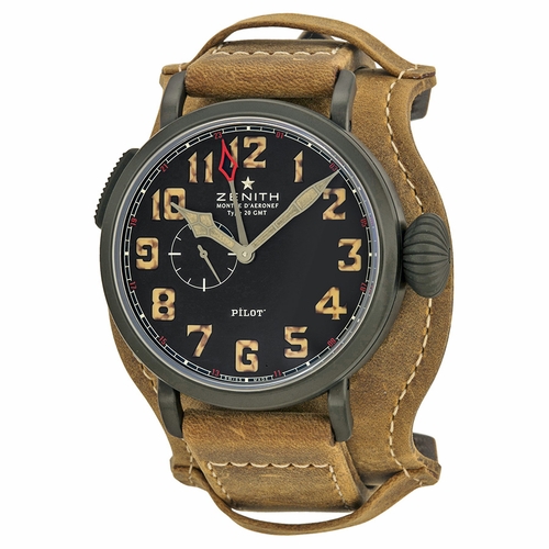Zenith 96.2431.693/21.C738 Pilot Montre d'Aerone Type 20 GMT Mens Automatic Watch