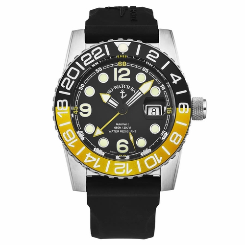 Zeno 6349GMT-3-A1-9 Airplane Diver Mens Automatic Watch