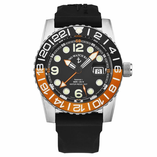 Zeno 6349GMT-3-A15 Airplane Diver Mens Automatic Watch