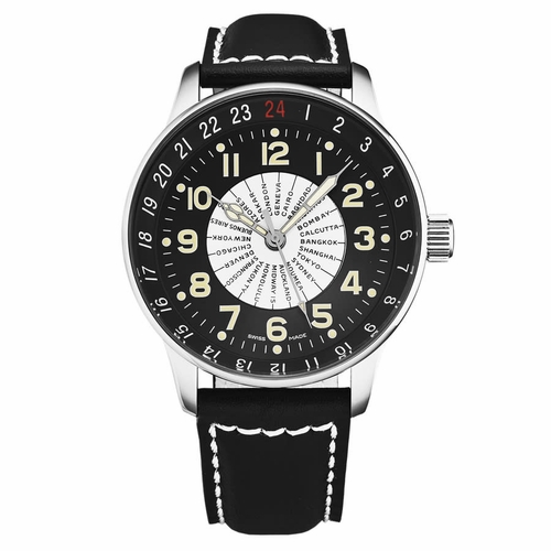 Zeno P554WT-B1 Pilot Mens Automatic Watch