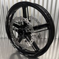 Blackout Replica Helix Front Wheel and GearCut Rotors w/ Titanium Hardware