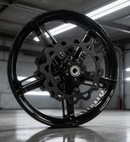 Blackout Replica Helix Front Wheel and Lyndall Rotors w/ Titanium Hardware