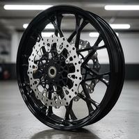Blackout Replica Prodigy Front Wheel and GearCut Rotors w/ Titanium Hardware