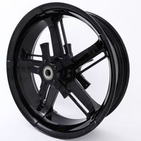 Fat Front Black Replica Helix Wheels