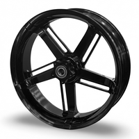 Forged Helix Wheel, 18X5.5" Fat Front_Black