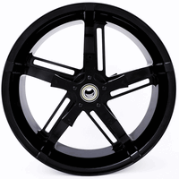 Forged Helix Wheel, 18X5.5" Fat Front_Black