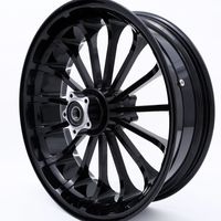 Fat Front Black Replica Talon Wheel