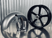 Fat Front Fender and Wheel Kit for Road and Street Glide