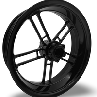 Fat Front Forged Roller Wheel_Black