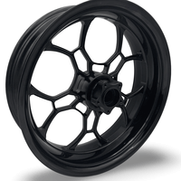 Fat Front Forged Scrub Wheel_Black