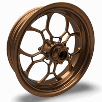 Fat Front Forged Scrub Wheel_Bronze