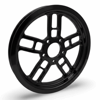 H Bomb Pulley for Low Rider S/ST_Black