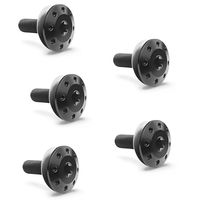 Titanium Floating Rotor Hardware Black Street/Road Glide 2024up (except CVO)