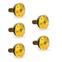 Titanium Floating Rotor Hardware Gold Street/Road Glide 2024up (except CVO)