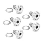 Titanium Floating Rotor Hardware Polish Street/Road Glide 2014 to 2023