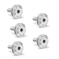 Titanium Floating Rotor Hardware Polish Street/Road Glide 2024up (except CVO)