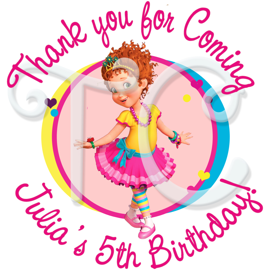 Fancy Nancy Personalized Stickers