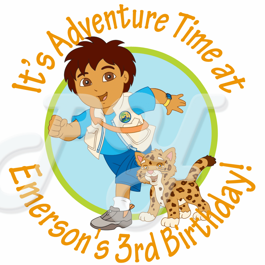 Go Diego Go Birthday Invitations