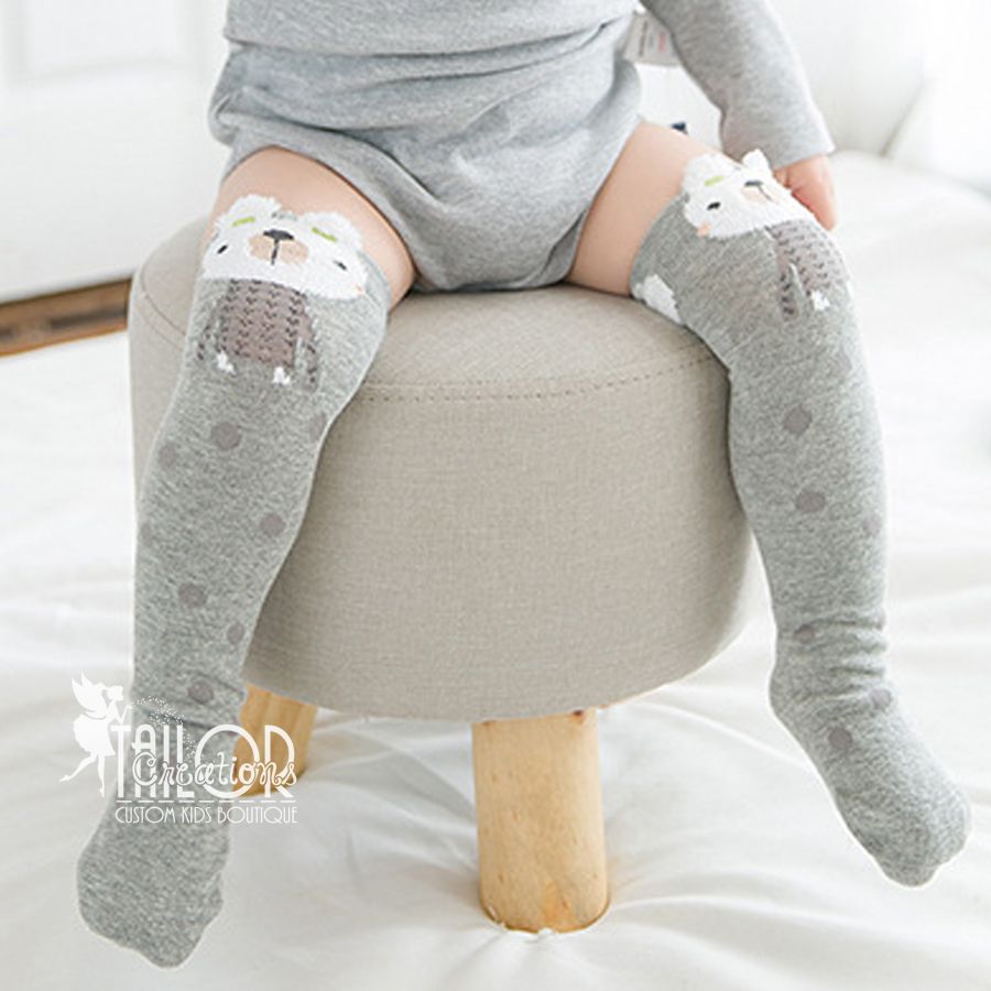 Cute Animal Girls Knee High Socks