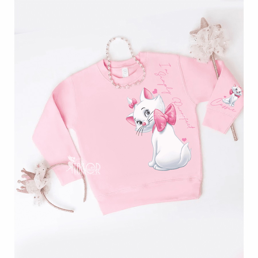 Aristocats Marie Cats Crewneck Sweatshirt Toddler Kids - Aristocats Marie Gift
