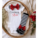 Personalized Baby Girl Name Outfit - Baby Girl Red and Black Custom Name Glitter Bodysuit Outfit
